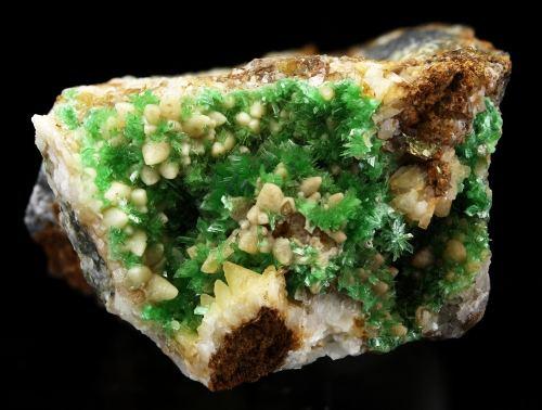 Annabergite & Calcite