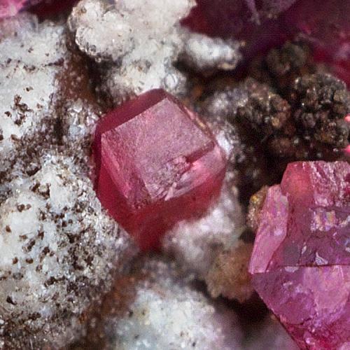 Roselite On Quartz