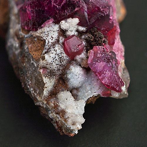 Roselite On Quartz