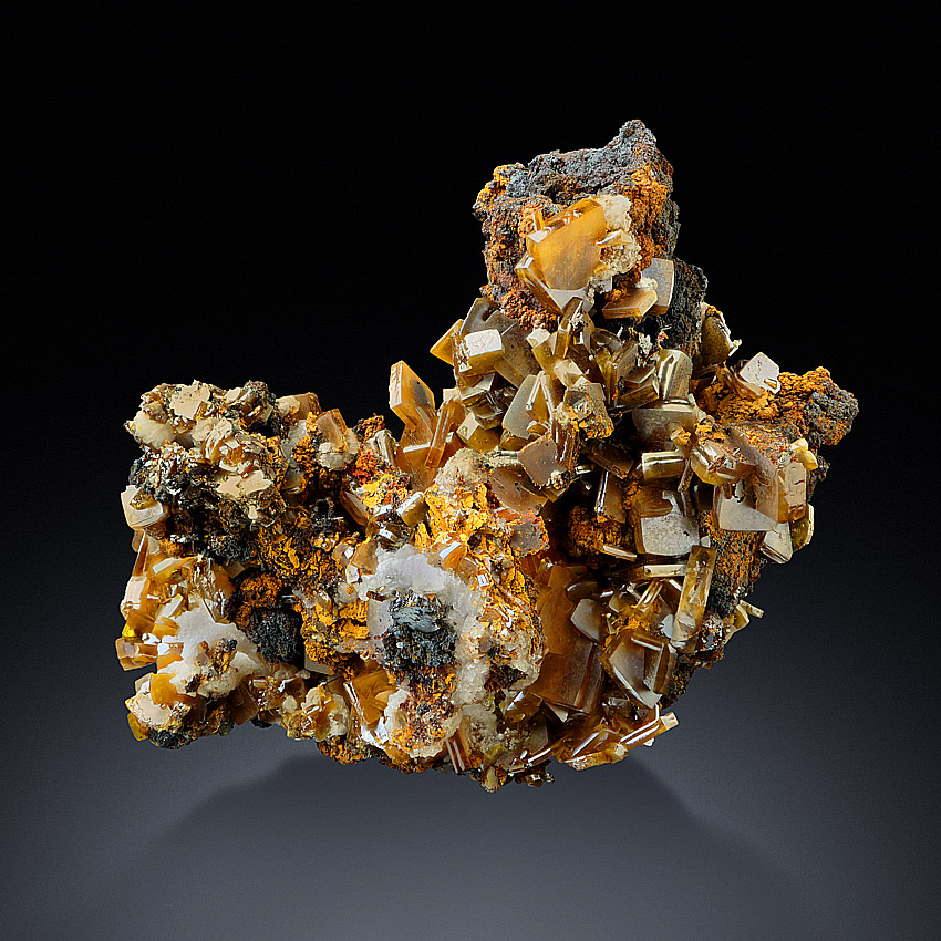 Wulfenite On Limonite