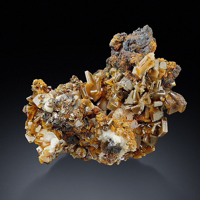 Wulfenite On Limonite