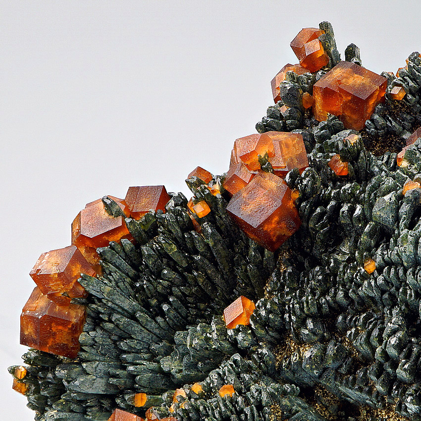 Andradite On Hedenbergite