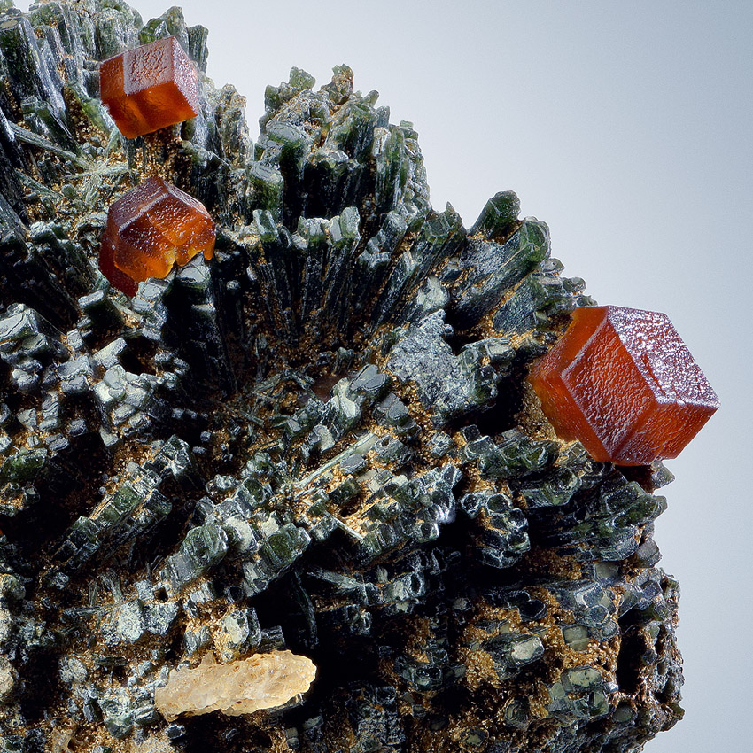 Andradite On Hedenbergite