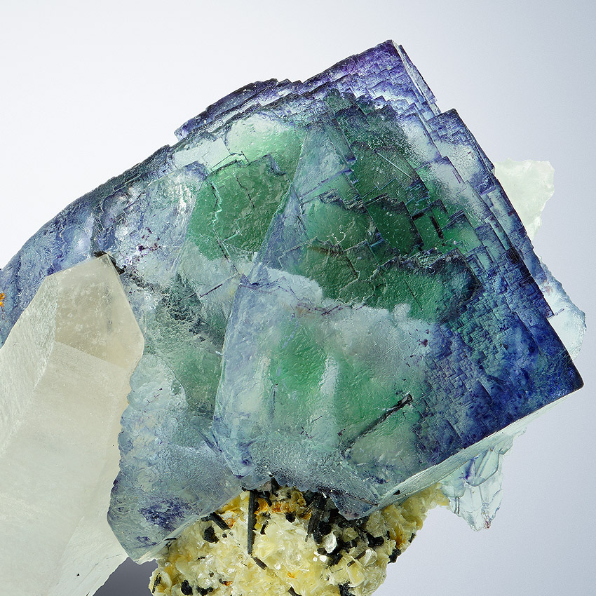 Fluorite With Quartz