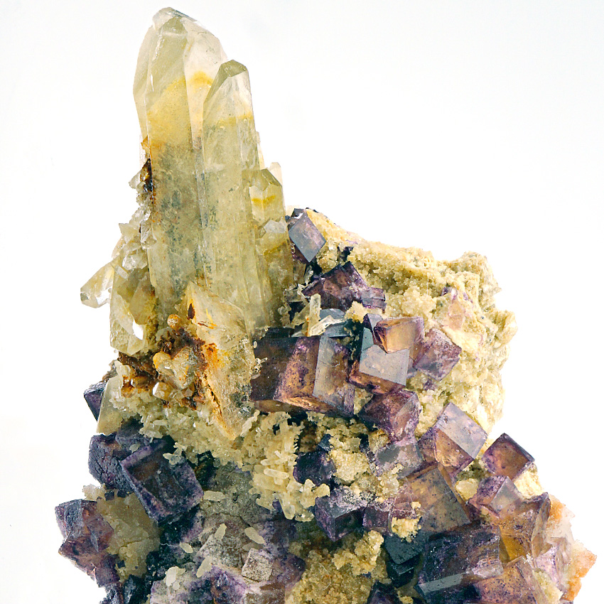 Baryte With Fluorite