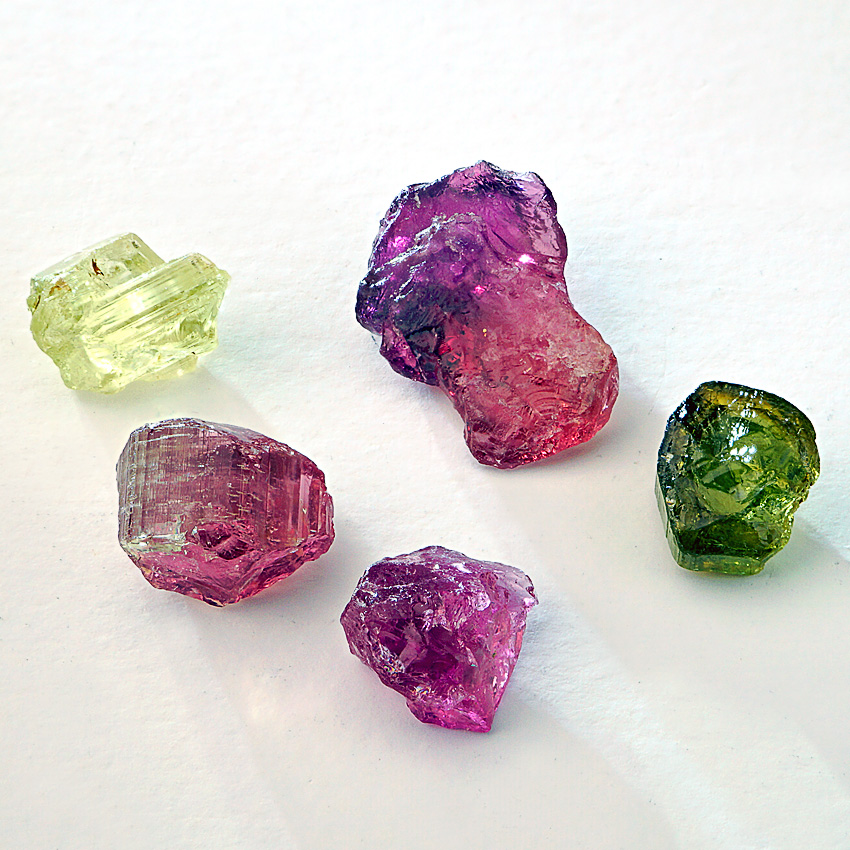 Tourmaline Var Rubellite & Verdelite