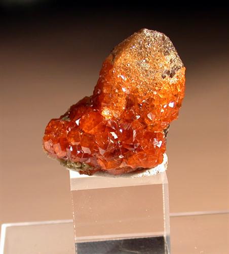 Spessartine On Quartz