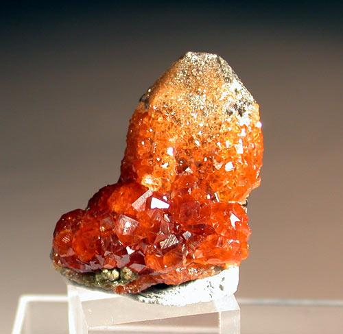 Spessartine On Quartz