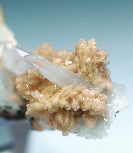 Rhodochrosite & Quartz