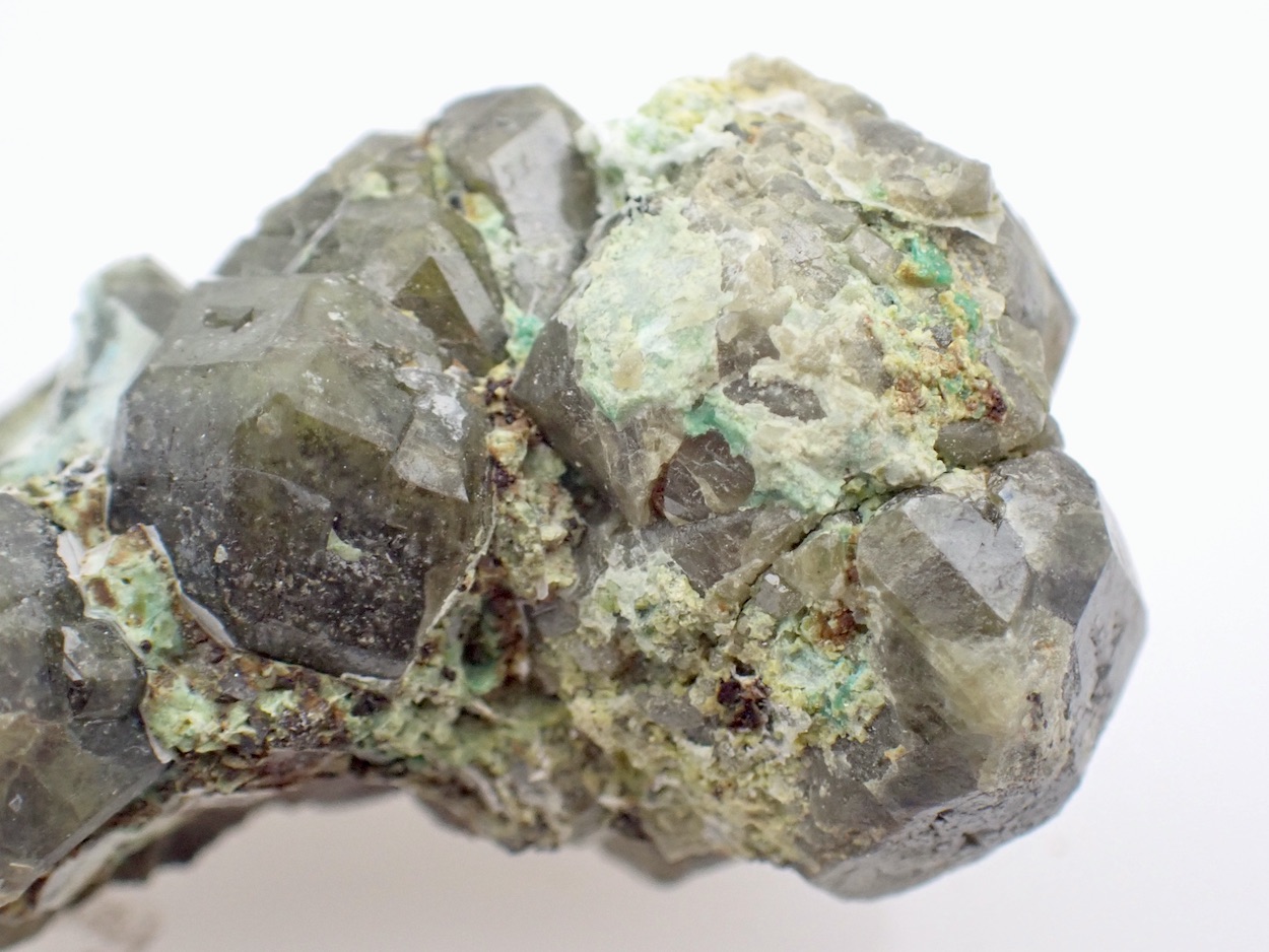 Garnet With Chrysocolla