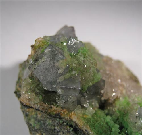 Fluorite With Quartz