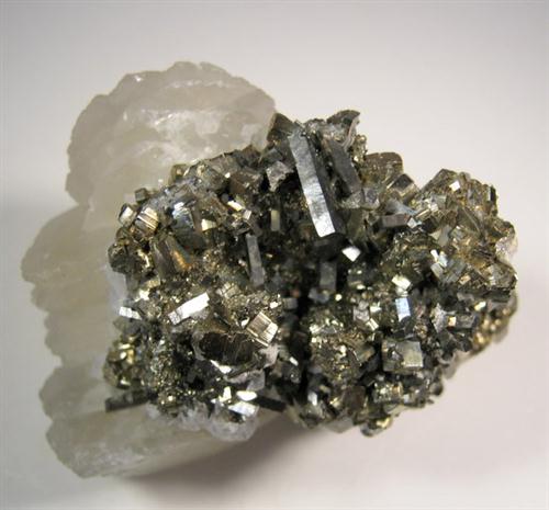 Calcite With Arsenopyrite & Pyrite