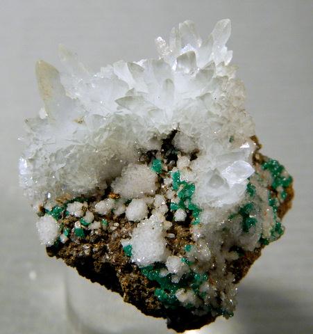 Aragonite & Cuprian Adamite