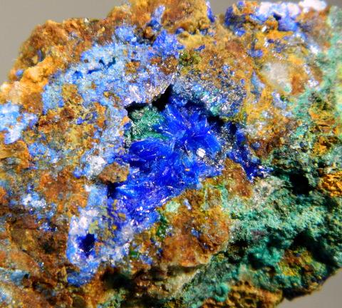 Linarite & Brochantite