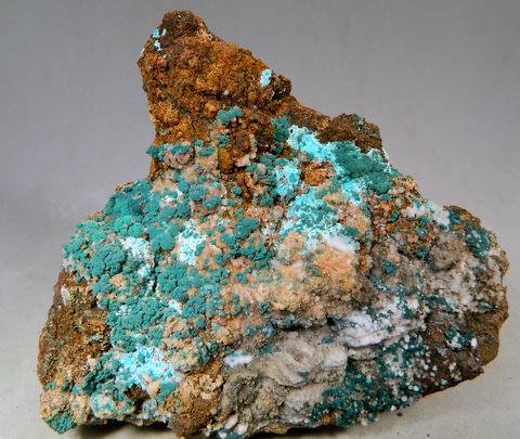 Rosasite Aurichalcite & Calcite