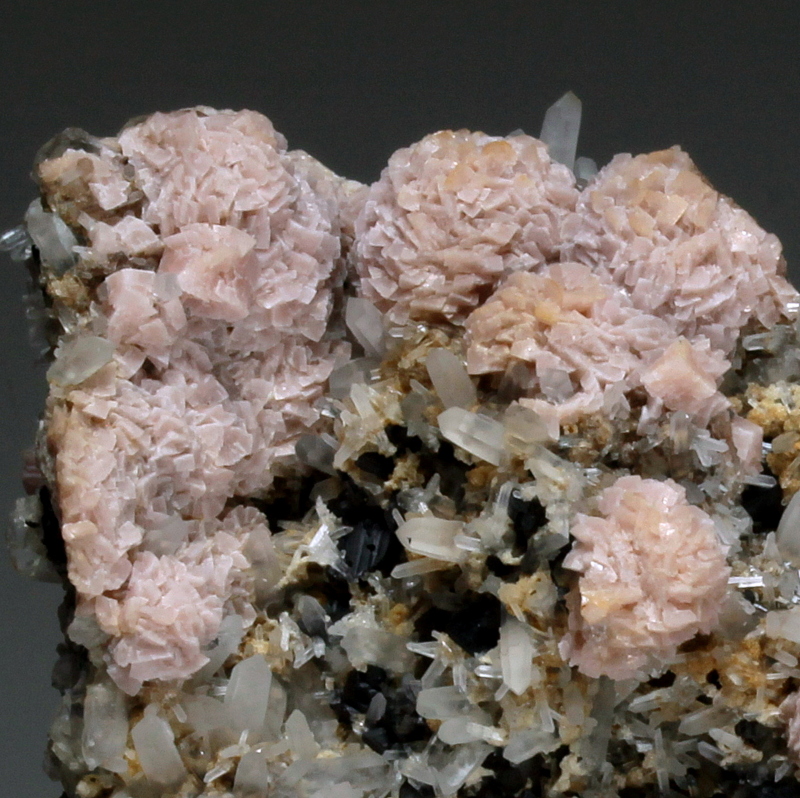 Rhodochrosite Quartz & Sphalerite