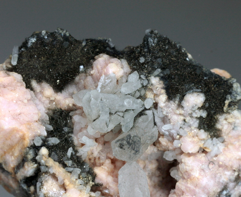 Rhodochrosite Quartz & Boulangerite