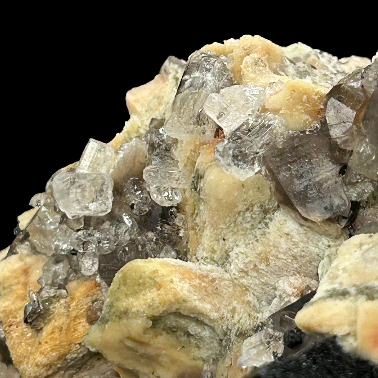 Phenakite & Smoky Quartz & Schorl