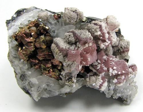 Calcite Pyrite & Sphalerite