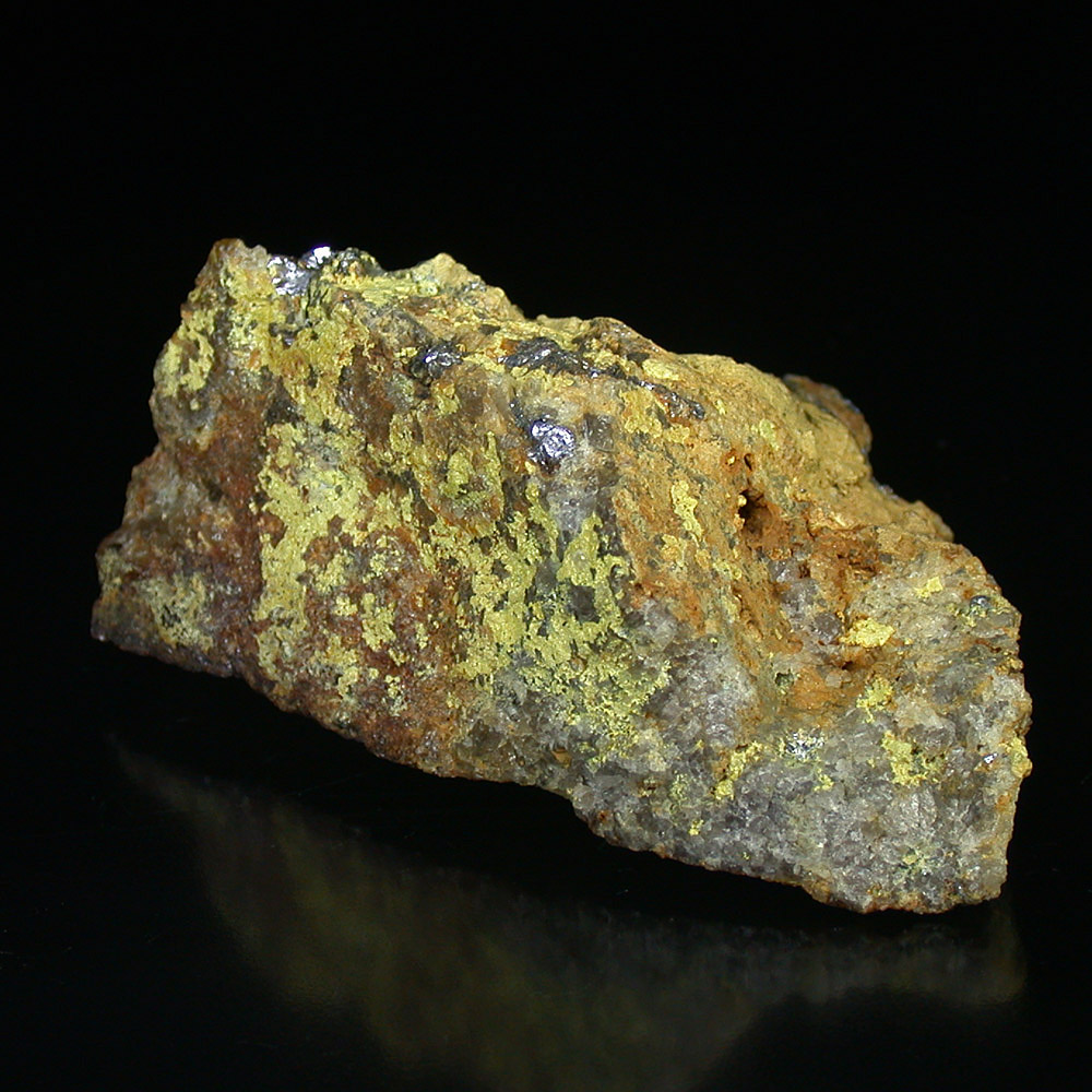 Ferrimolybdite & Molybdenite