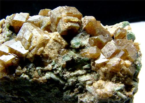 Andradite With Tourmaline