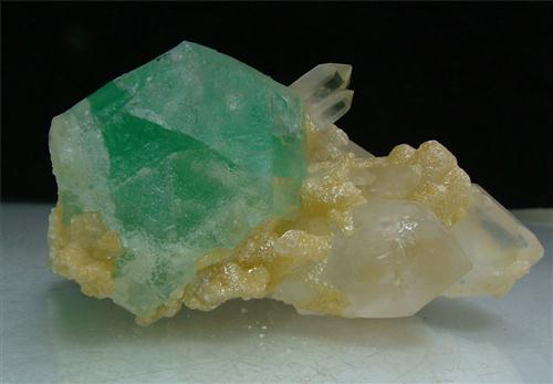 Fluorite With Quartz & Mica