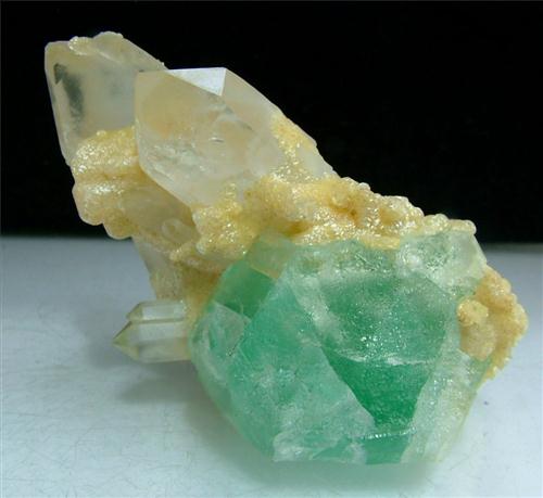 Fluorite With Quartz & Mica