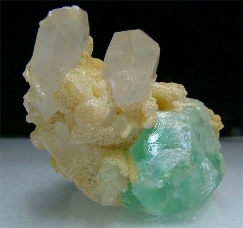 Fluorite With Quartz & Mica