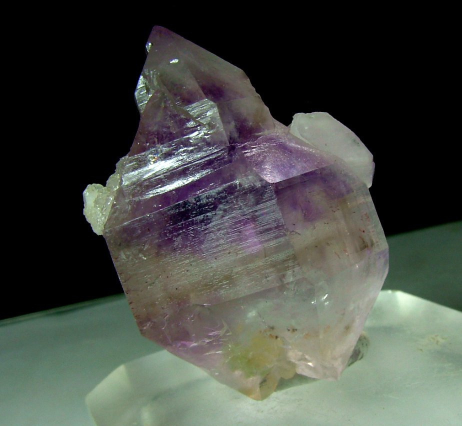 Amethyst With Goethite Inclusions & Quartz