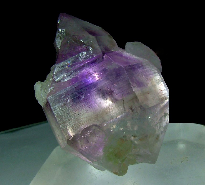 Amethyst With Goethite Inclusions & Quartz