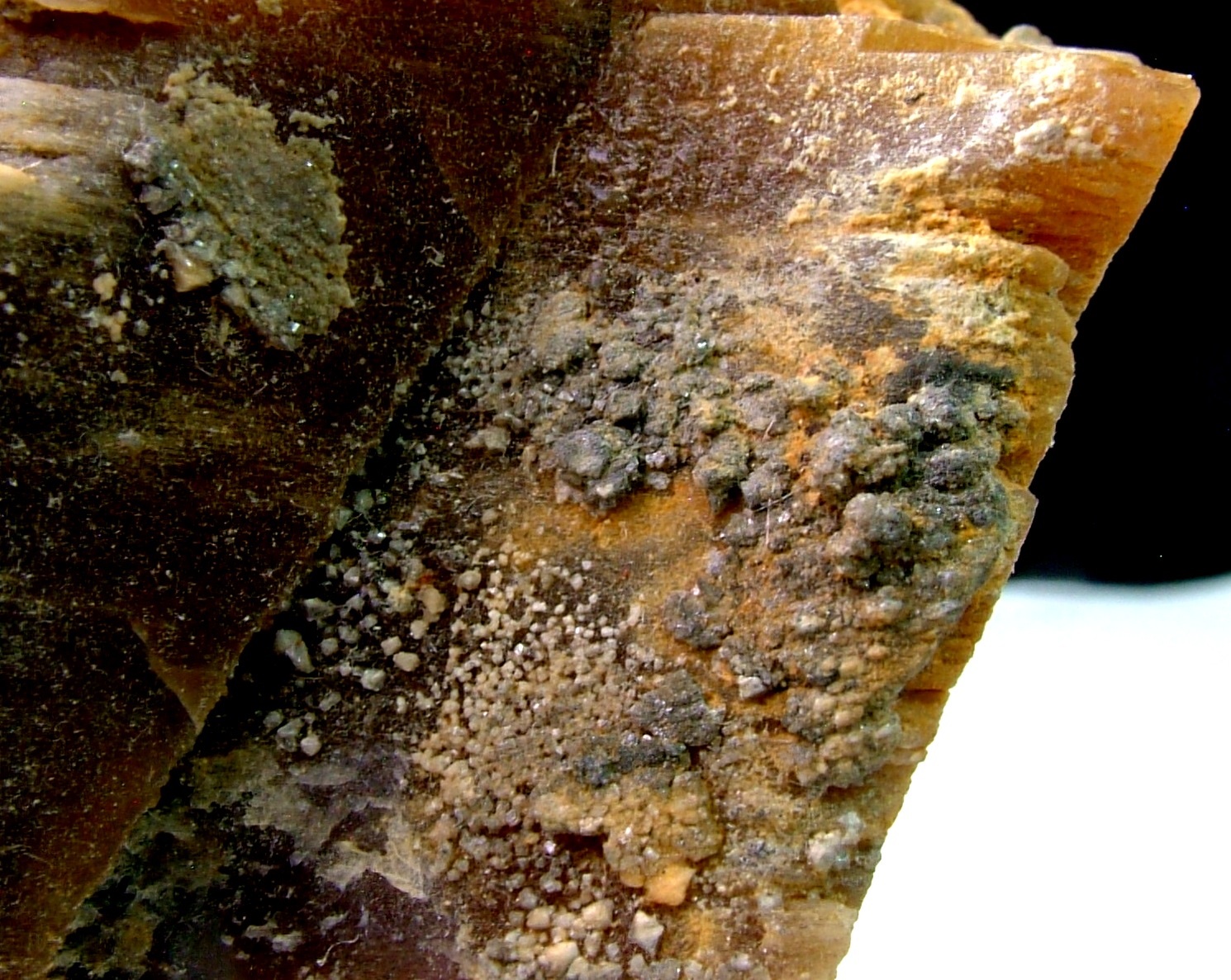 Gadolinite-(Ce) With Adularia