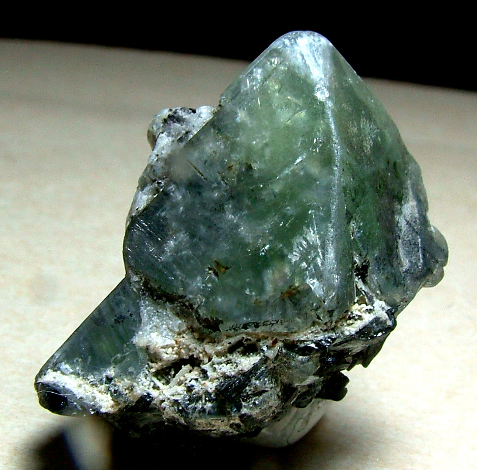 Hydroxylherderite With Tourmaline Var Schorl