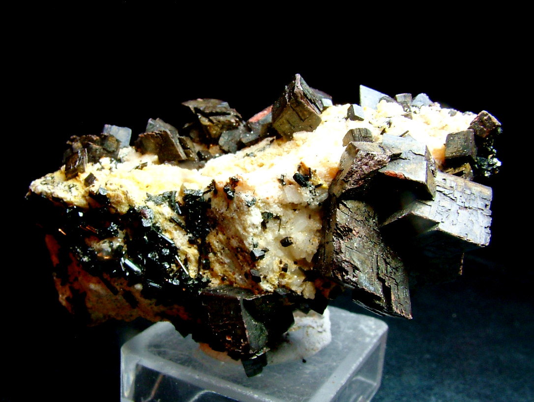 Siderite With Tourmaline