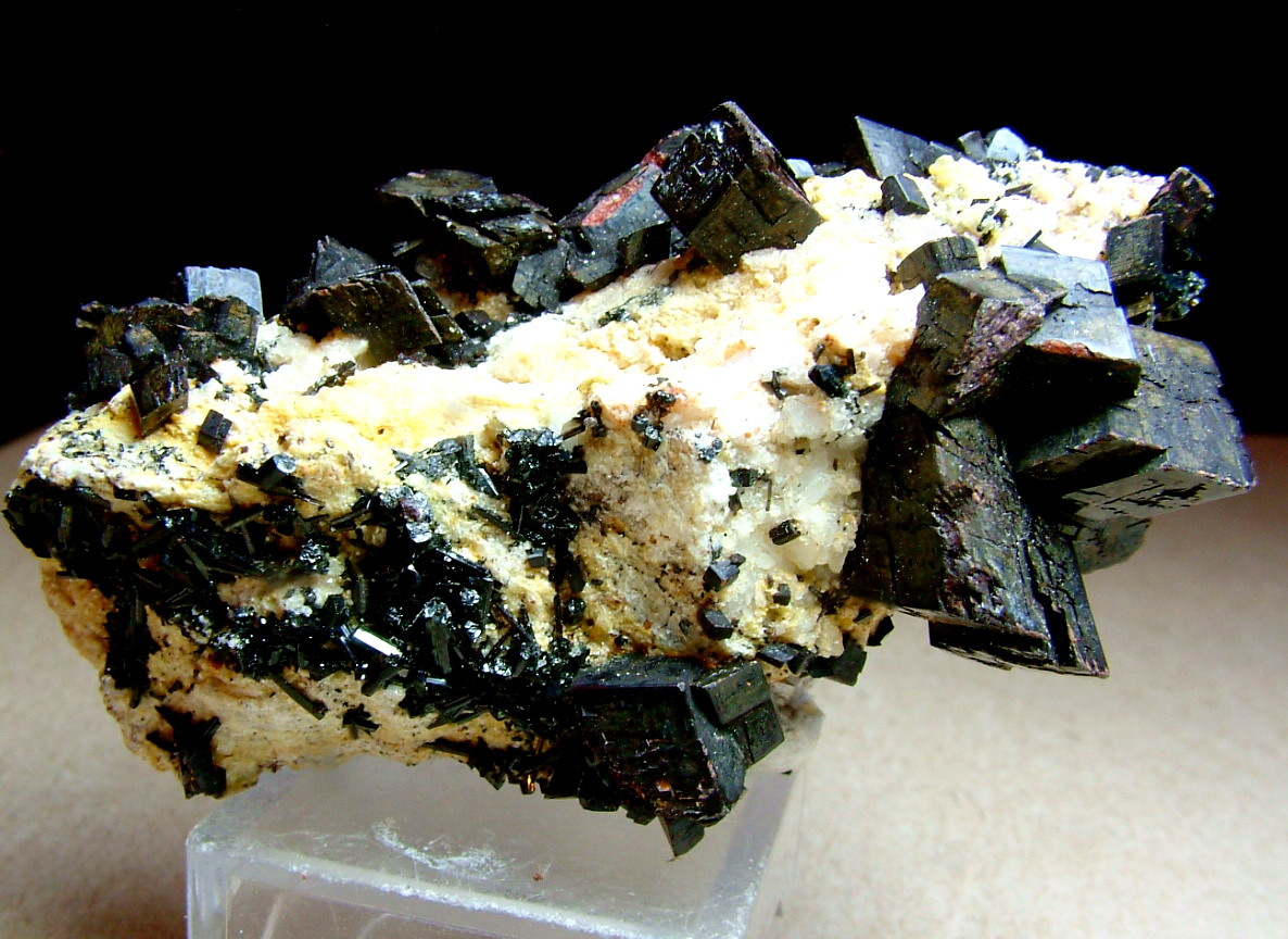 Siderite With Tourmaline