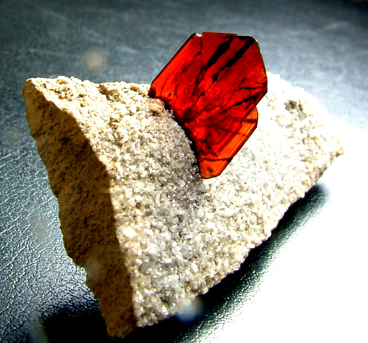 Brookite With Albite