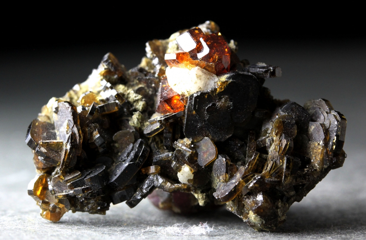 Spessartine With Vesuvianite