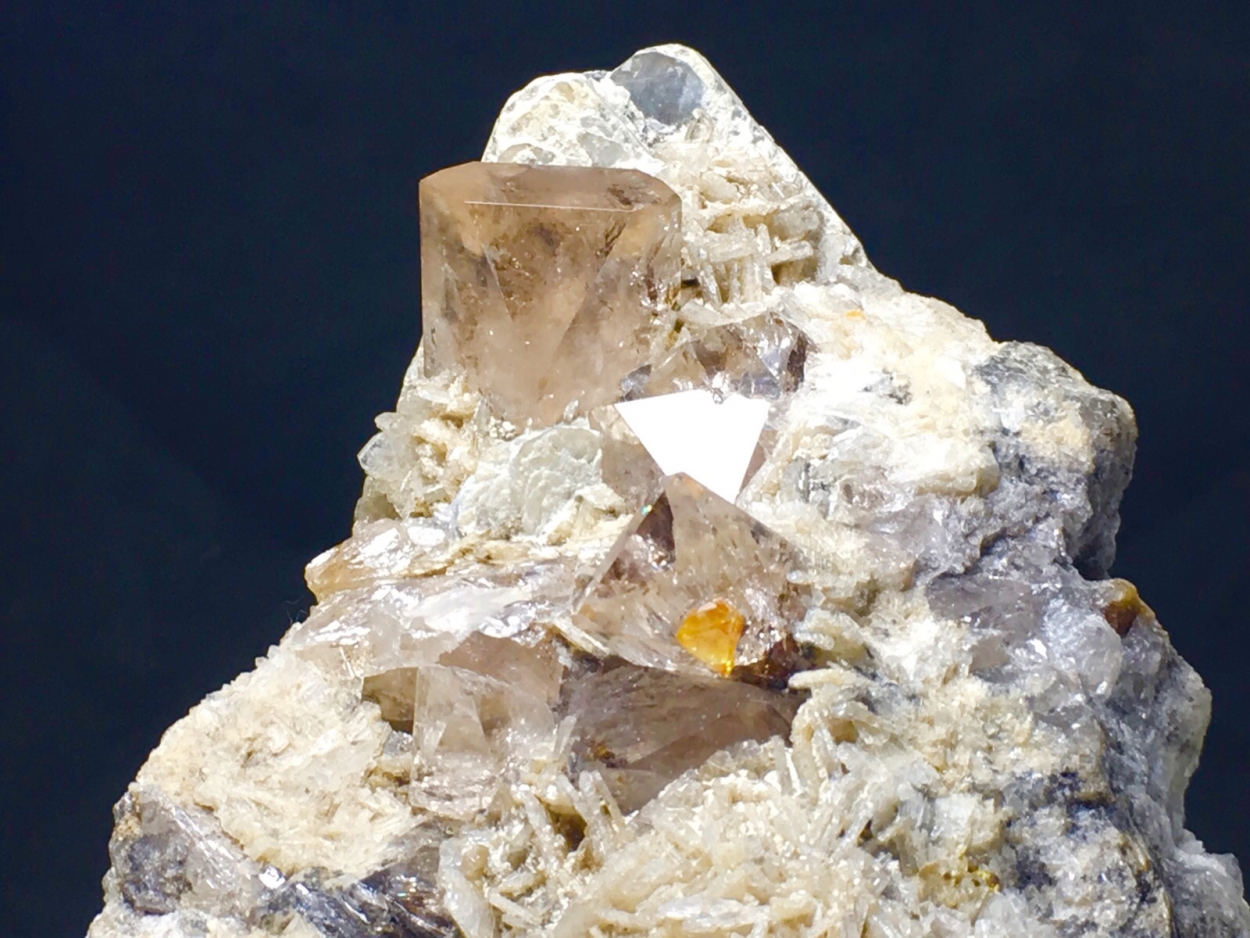 Topaz With Microlite & Cleavelandite