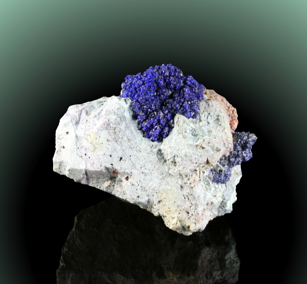 Azurite On Matrix