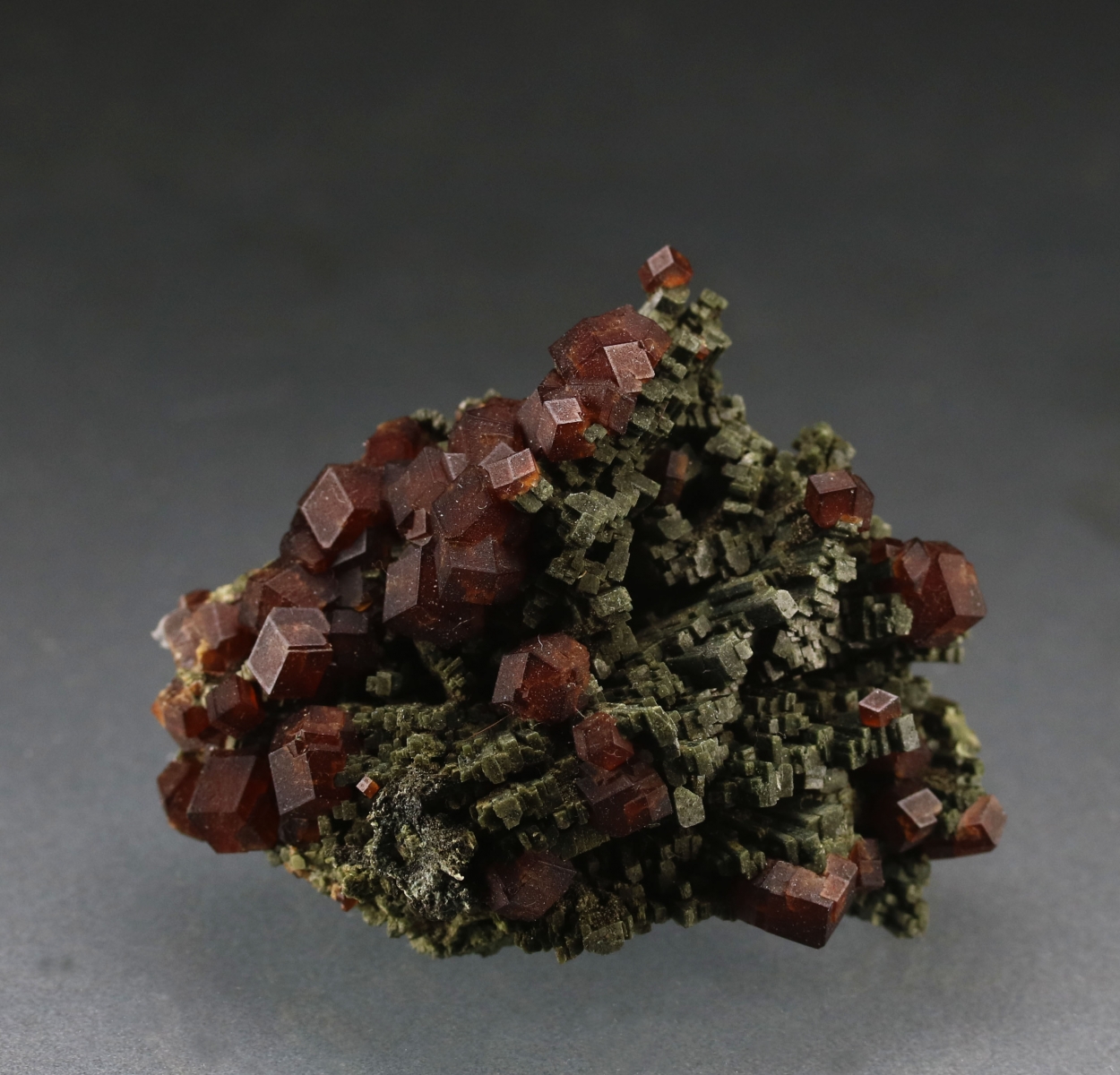 Andradite On Hedenbergite