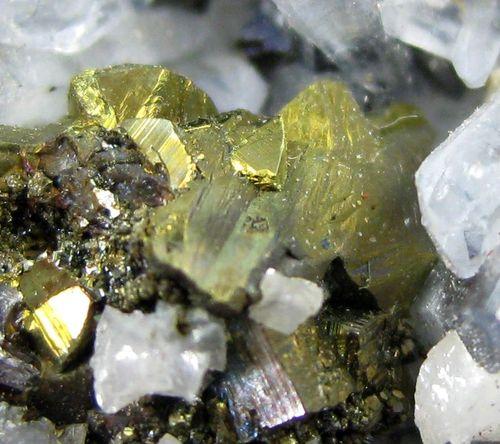 Chalcopyrite Sphalerite & Dolomite With Quartz