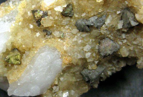 Chalcopyrite On Dolomite