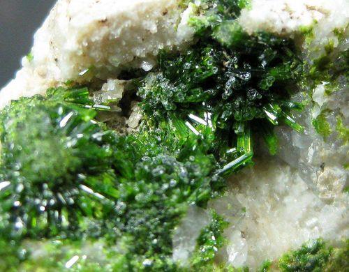 Pyromorphite On Quartz