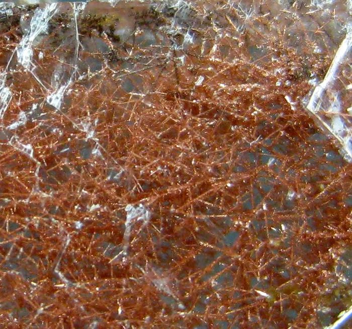 Native Copper In Gypsum