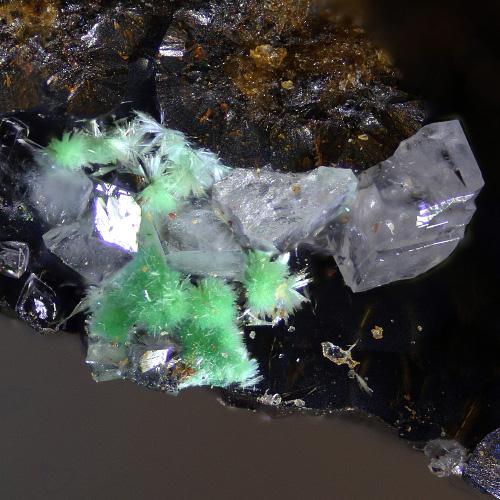 Anglesite With Malachite