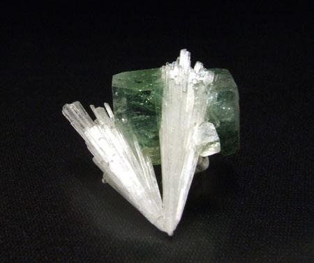 Apophyllite On Scolecite