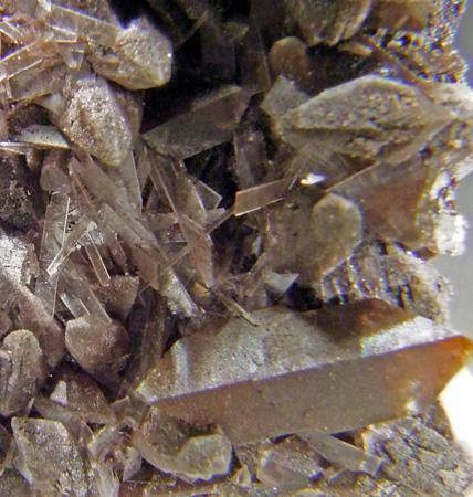 Baryte & Anhydrite On Calcite