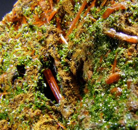 Crocoite On Pyromorphite