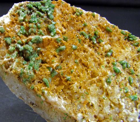 Pyromorphite On Quartz