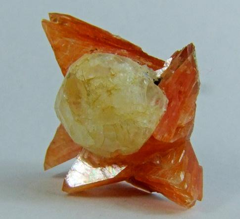 Analcime On Heulandite