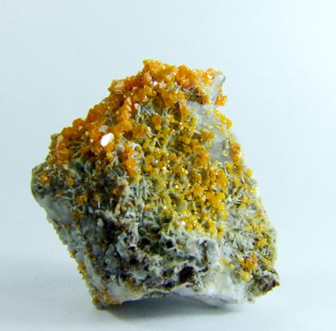 Wulfenite On Baryte